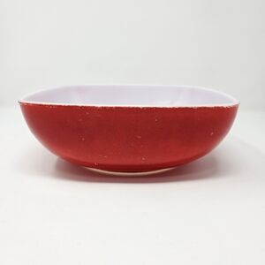 PYREX Square Red Hostess Dish 2.5qt 525B